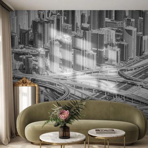 Maßgeschneiderte selbstklebende Fototapete Deluxe Sticker - Dubai - die unmögliche Stadt - Stadt, Die Architektur, Metropole
