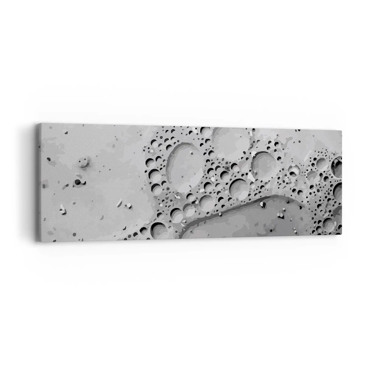 Bild auf Leinwand - Leinwandbild - Schaumpfad - 90x30 cm