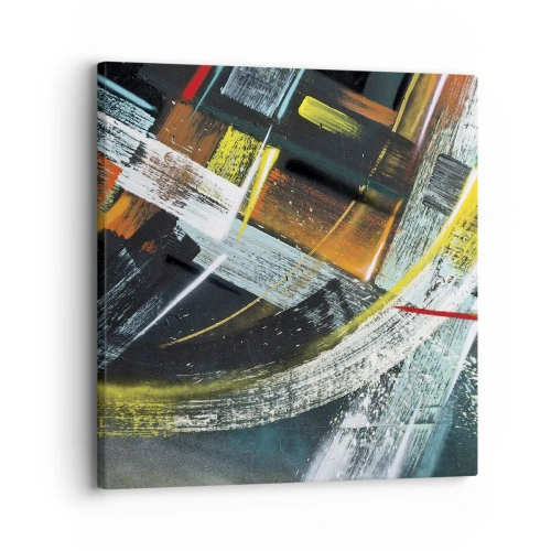 Bild auf Leinwand - Leinwandbild - Energie der Bewegung - 30x30 cm