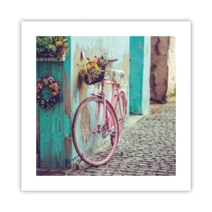 Poster - Ich komme gleich wieder - 40x40 cm