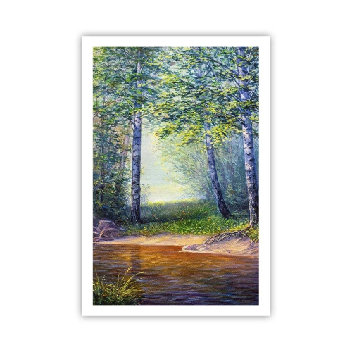 Poster - Idyllische Landschaft - 61x91 cm