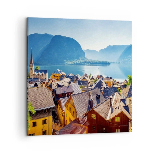 Bild auf Leinwand - Leinwandbild - Es könnte nicht malerischer sein - 50x50 cm