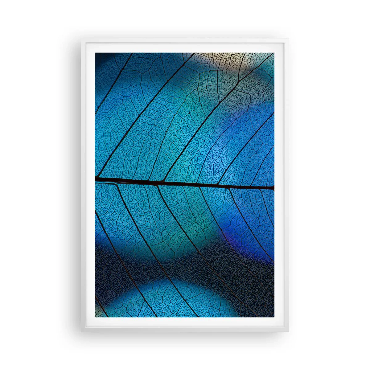 Poster in einem weißen Rahmen - Komplizierte Konstruktion - 70x100 cm