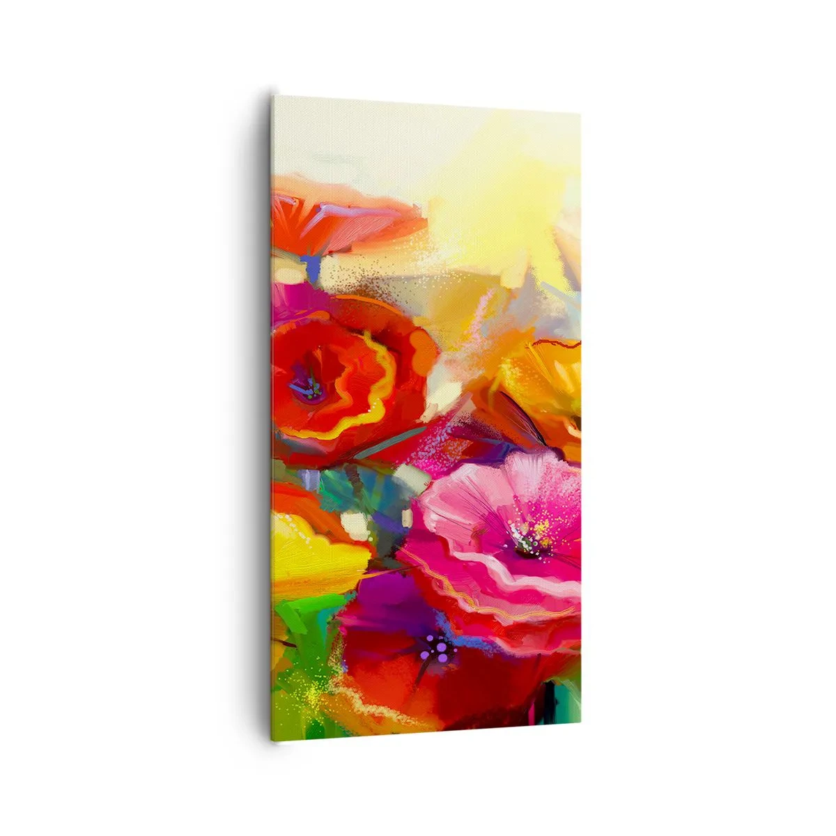 Bild auf Leinwand - Leinwandbild - Nicht nur rot - 65x120 cm