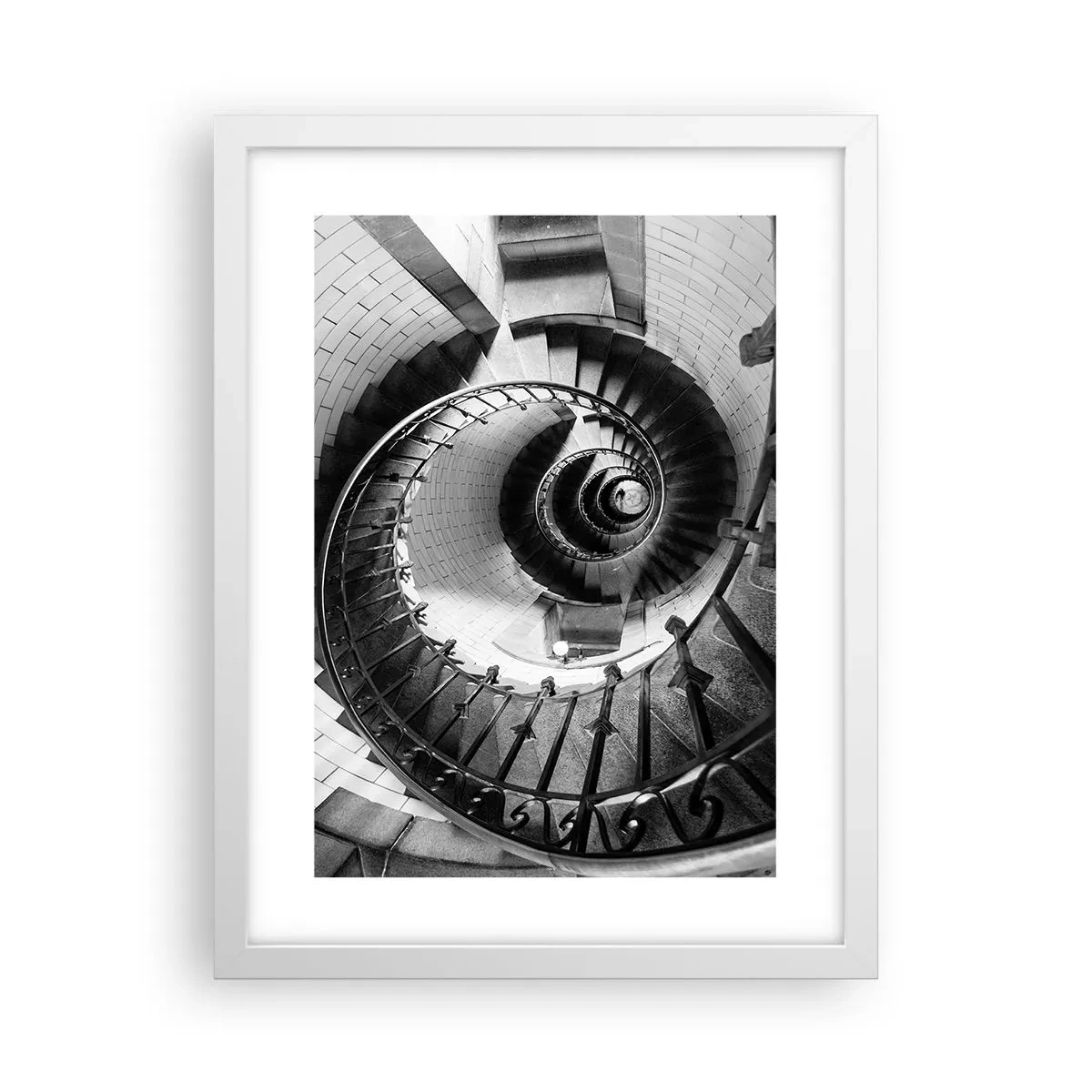 Poster in einem weißen Rahmen - Höher und höher - 30x40 cm