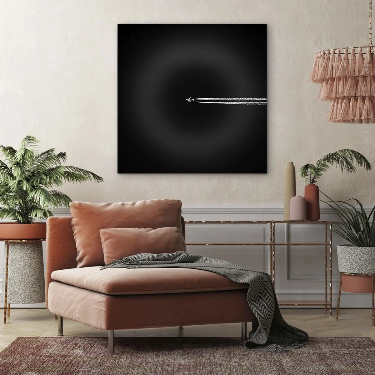 Bild auf Leinwand - Leinwandbild - In eine andere Dimension - 60x60 cm