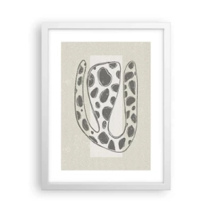 Poster in einem weißen Rahmen - Seltsame Kreatur - 30x40 cm