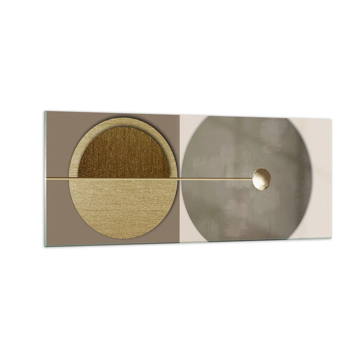 Glasbild - Bild auf glas - Perfekte Balance - 100x40 cm