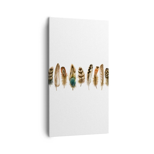 Bild auf Leinwand - Leinwandbild - Eine federleichte Variante - 45x80 cm