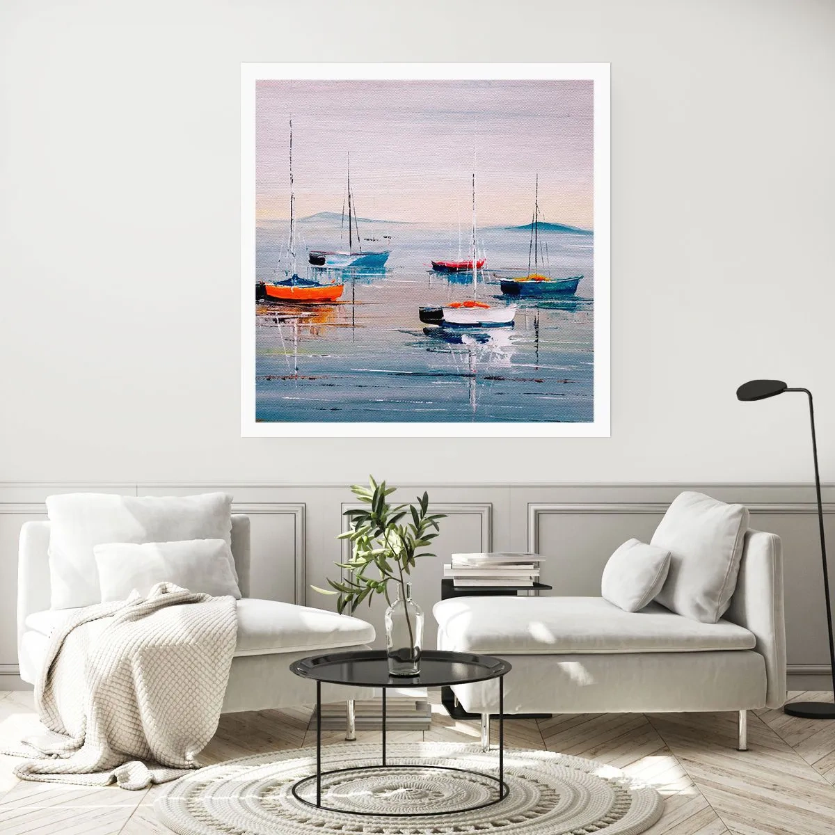 Poster - Wohlverdiente Ruhe - 50x50 cm