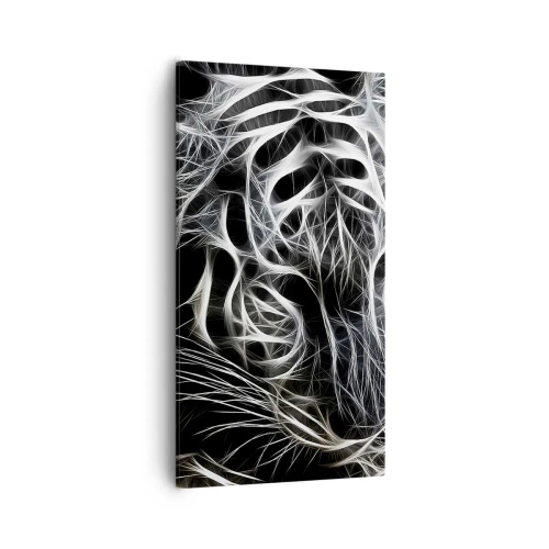 Bild auf Leinwand - Leinwandbild - Eine Studie über die Leichtigkeit der Katze - 55x100 cm