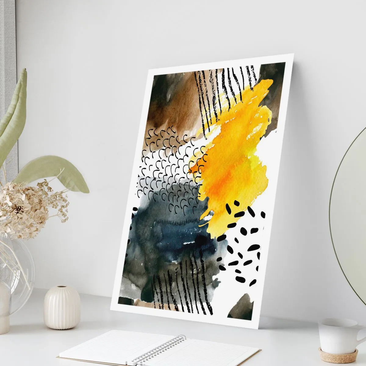 Poster - Ein Treffen der Elemente der Natur - 30x40 cm