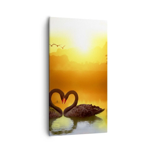 Bild auf Leinwand - Leinwandbild - Alles passt zusammen - 55x100 cm