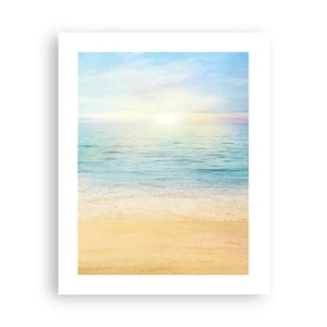 Poster - Großes Blau - 40x50 cm