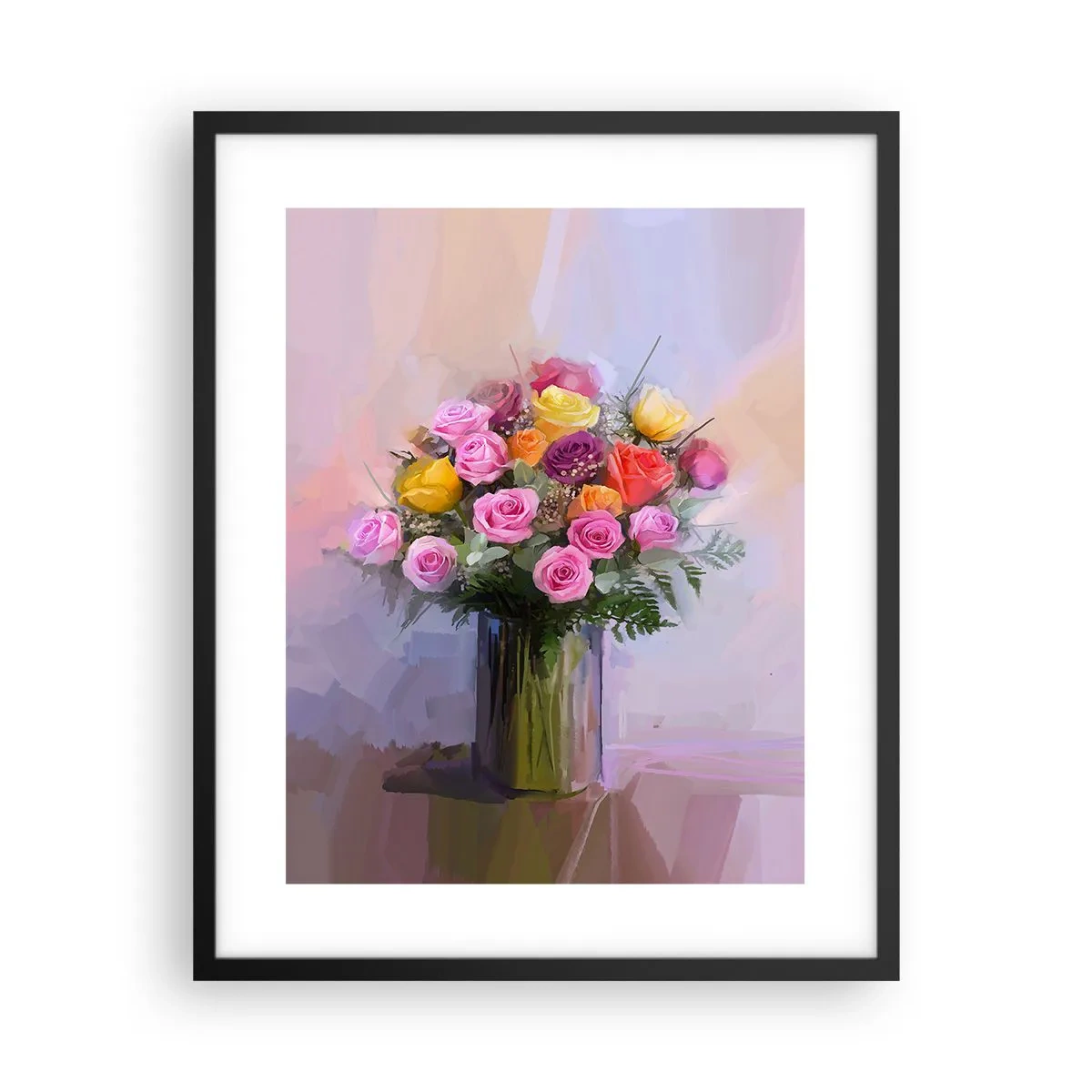 Poster in einem schwarzem Rahmen - Festgehaltene Schönheit - 40x50 cm