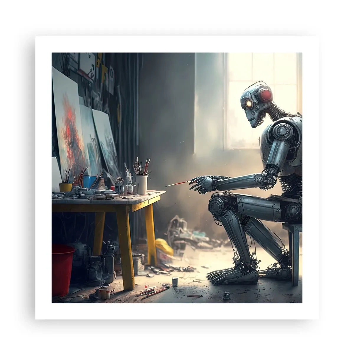 Poster - Schöpfungsakt - 60x60 cm