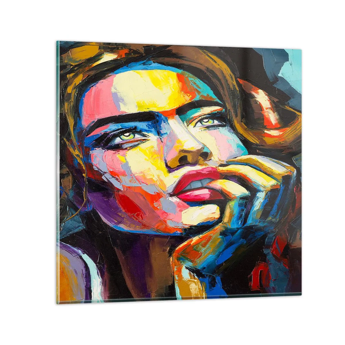 Glasbild - Bild auf glas - Träume fliegen am Himmel wie Vögel - 50x50 cm