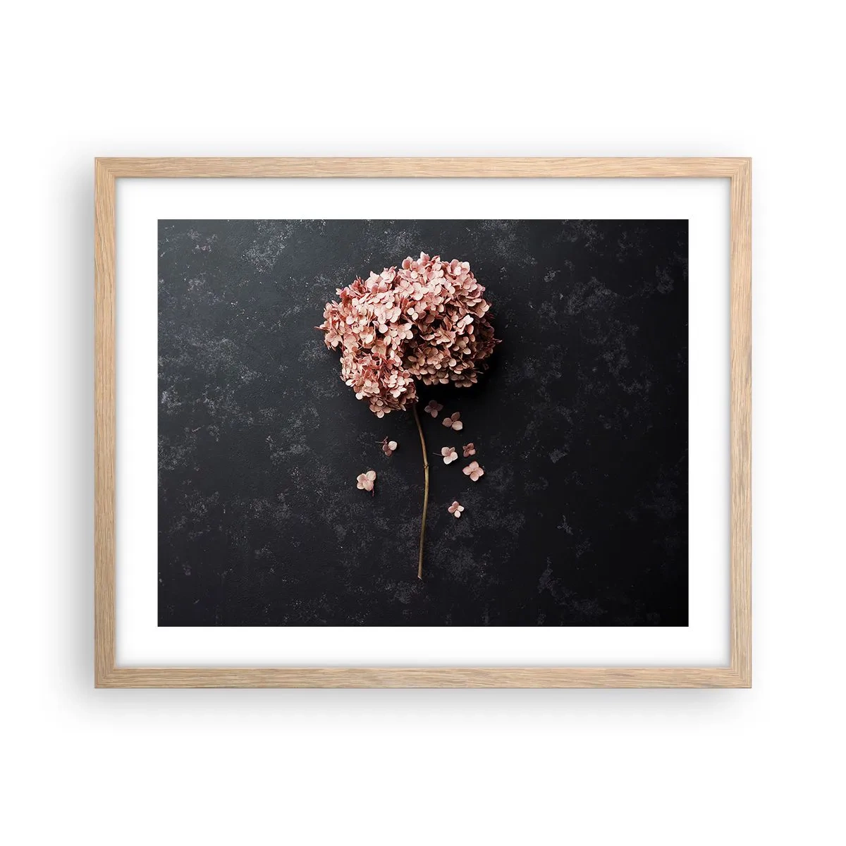 Poster in einem Rahmen aus heller Eiche - Wirklich romantisches Zeichen - 50x40 cm