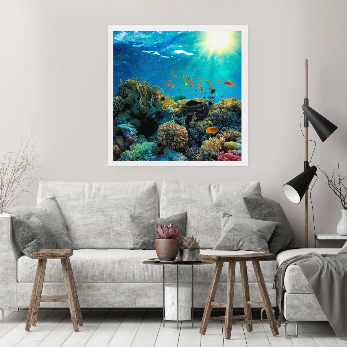 Poster - Unterwasserschätze - 40x40 cm
