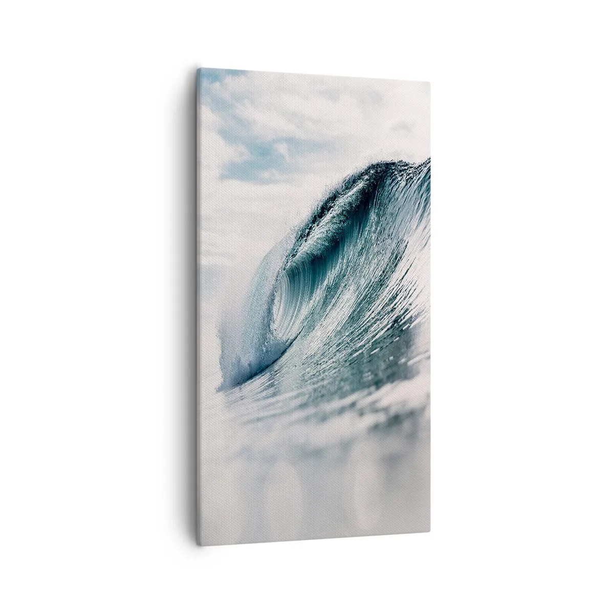 Bild auf Leinwand - Leinwandbild - Wasserspitze - 55x100 cm