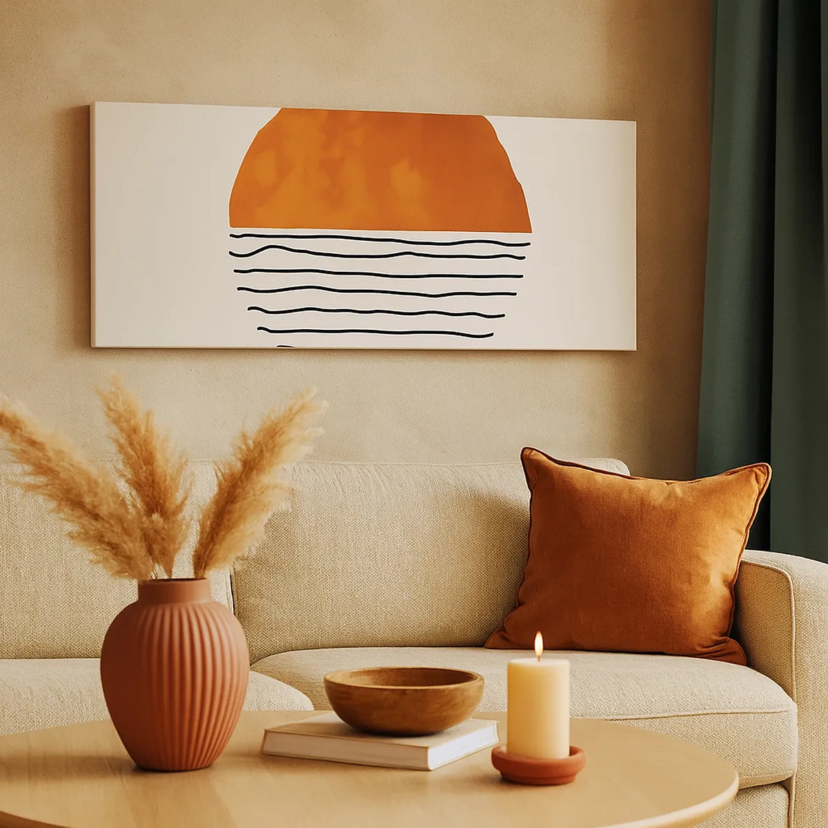 Bild auf Leinwand - Leinwandbild - Im japanischen Klima - 30x30 cm