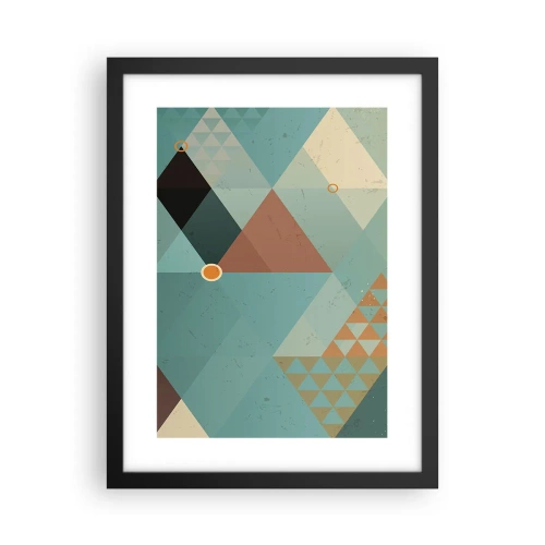 Poster in einem schwarzem Rahmen - Einheit der Vielheit, Vielheit der Einheit - 30x40 cm