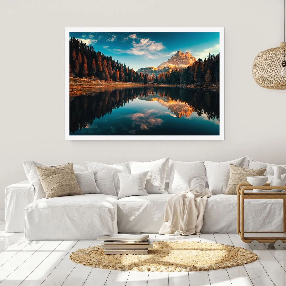 Poster - Doppelte Landschaft - 70x50 cm