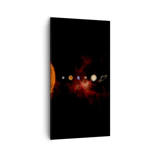 Bild auf Leinwand - Leinwandbild - Unsere Nachbarschaft - 55x100 cm