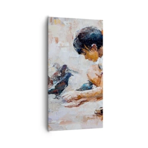 Bild auf Leinwand - Leinwandbild - Die Kleinen und die Schönsten - 65x120 cm