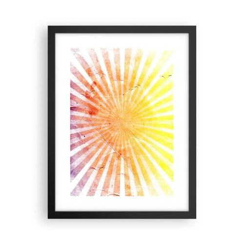 Poster in einem schwarzem Rahmen - Sonnenaufgänge und Sonnenuntergänge - 30x40 cm