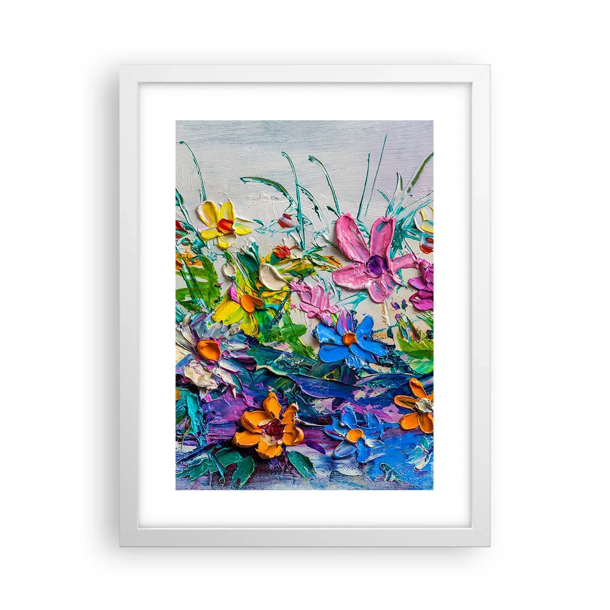 Poster in einem weißen Rahmen - Überhaupt kein Stillleben - 30x40 cm