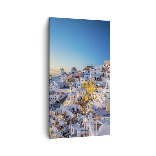 Bild auf Leinwand - Leinwandbild - Die Essenz des Griechischen - 45x80 cm