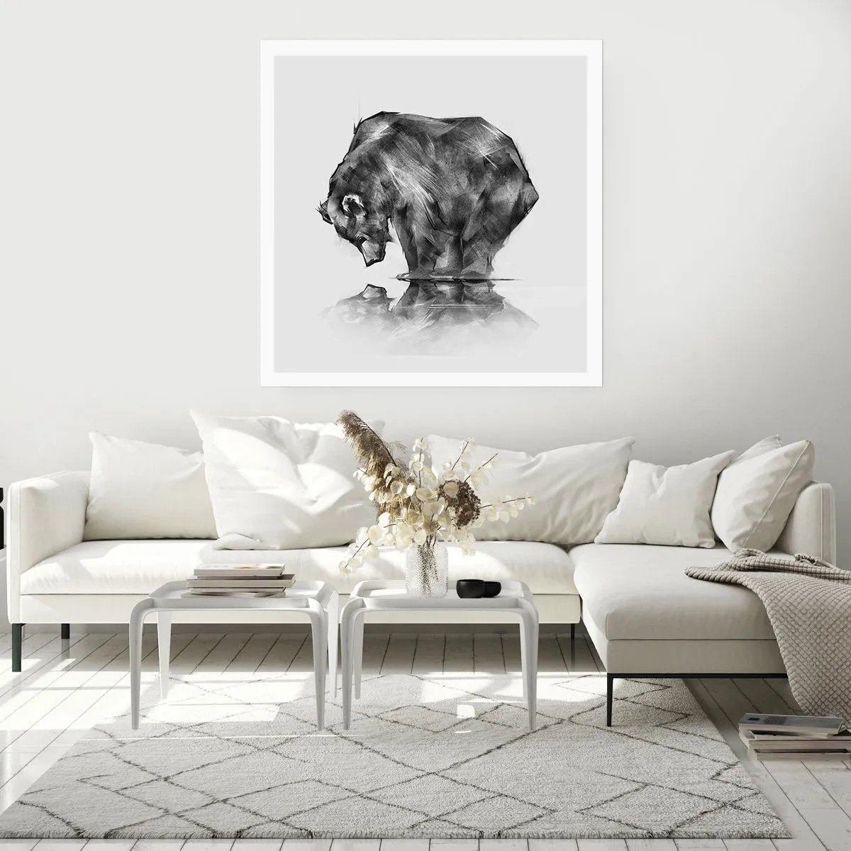 Poster - Schön, jemanden in der Nähe zu sehen - 40x40 cm