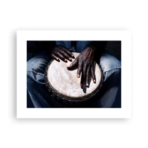 Poster - Lebe in deinem eigenen Rhythmus - 40x30 cm