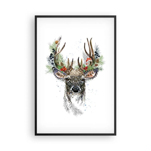 Poster in einem schwarzem Rahmen - Im festlichen Gewand - 61x91 cm