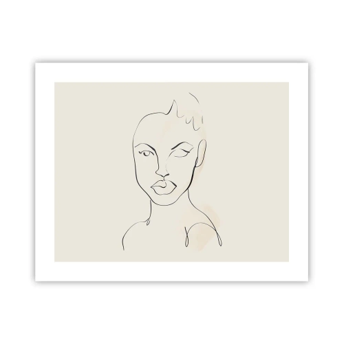 Poster - Umriss der Sinnlichkeit - 50x40 cm