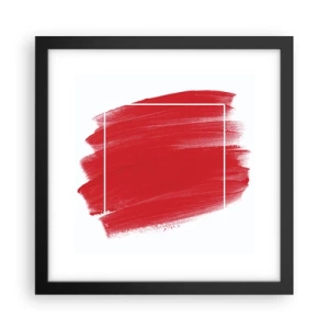 Poster in einem schwarzem Rahmen - Aus dem Rahmen - 30x30 cm