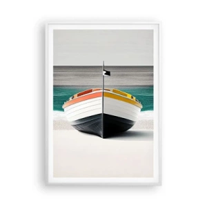 Poster in einem weißen Rahmen - An seinem Platz - 70x100 cm