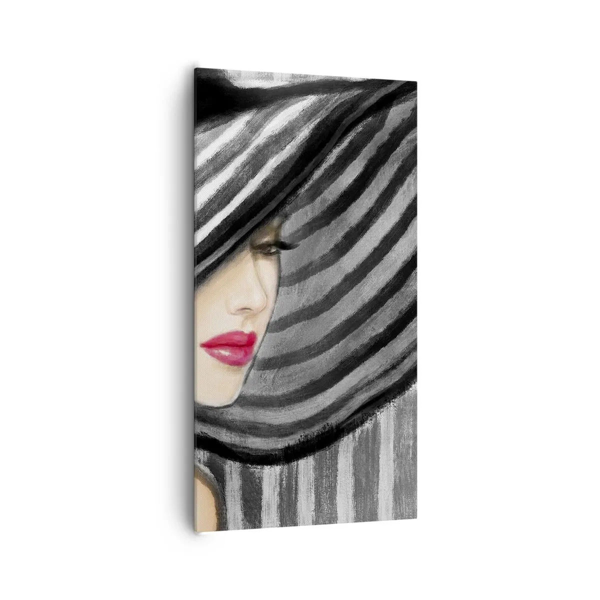 Bild auf Leinwand - Leinwandbild - Wo soll ich dich finden? - 65x120 cm