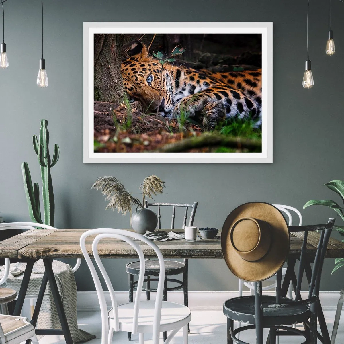 Poster in einem weißen Rahmen - Vertrau mir - 40x30 cm