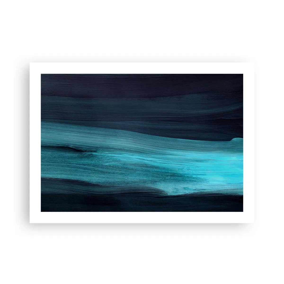 Poster - Gehen Sie mit dem Strom - 70x50 cm