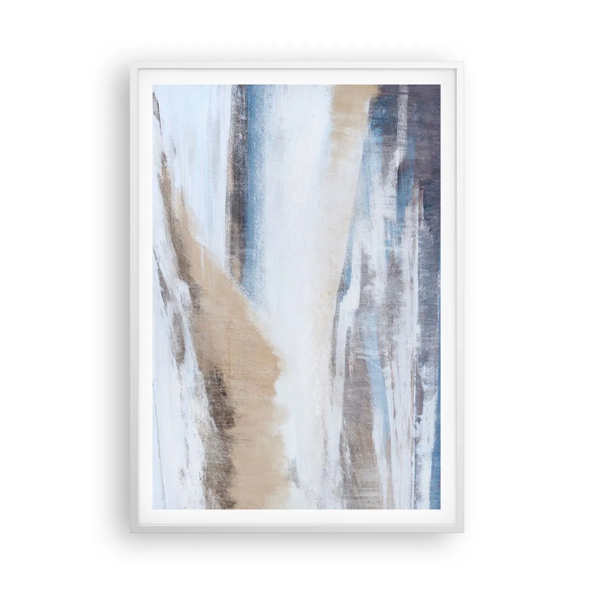 Poster in einem weißen Rahmen - Winterkomposition - 70x100 cm
