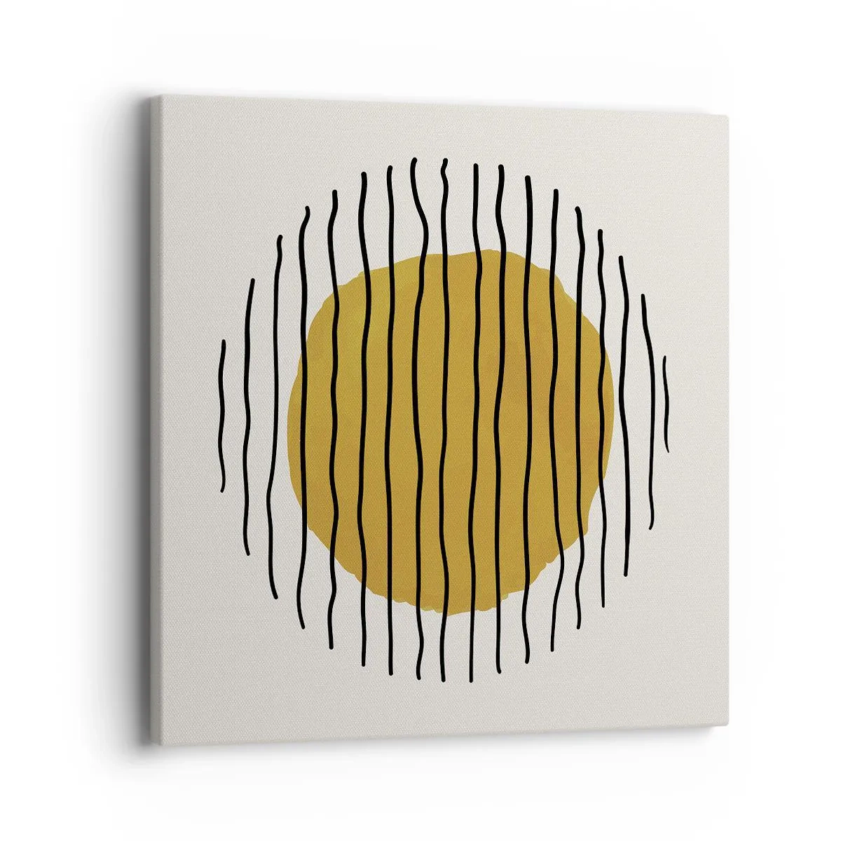 Bild auf Leinwand - Leinwandbild - Abstraktion, die vor Hitze zittert - 40x40 cm