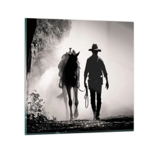 Glasbild - Bild auf glas - Texas-Morgen - 50x50 cm