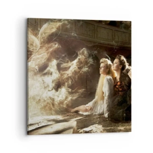 Bild auf Leinwand - Leinwandbild - Und es gab Poesie - 70x70 cm