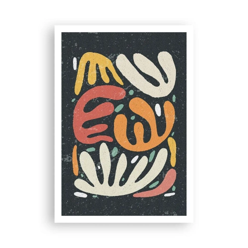 Poster - Komposition – Ich erwische dich gleich - 70x100 cm