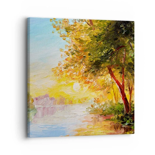 Bild auf Leinwand - Leinwandbild - Et in Arcadia ego - 30x30 cm
