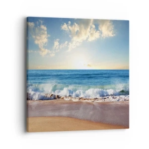 Bild auf Leinwand - Leinwandbild - Bewegung und Stille zugleich - 40x40 cm