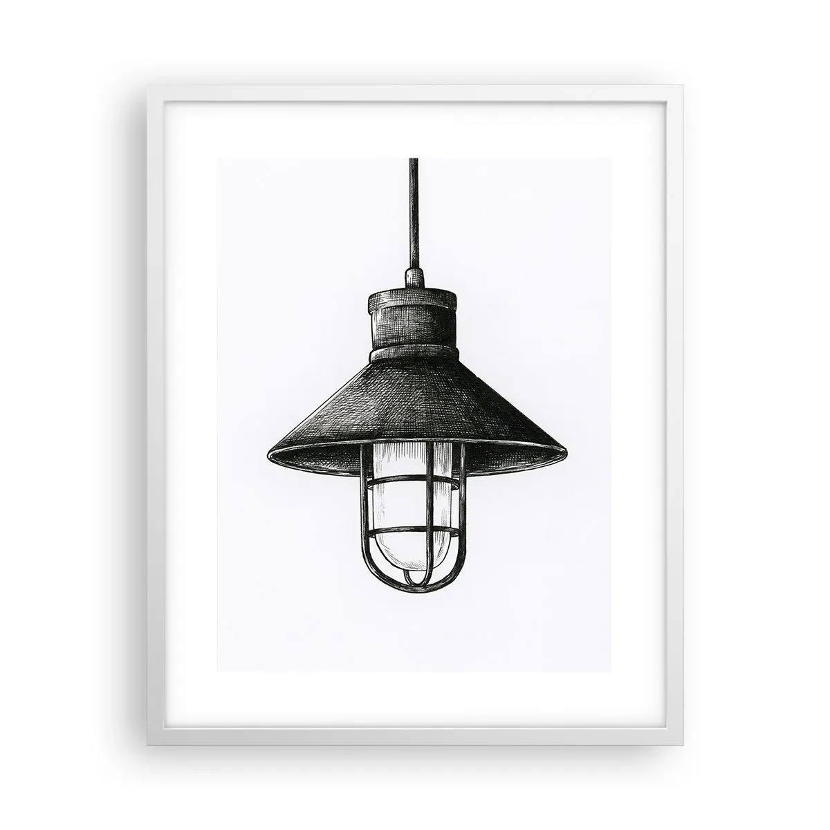 Poster in einem weißen Rahmen - Wie vor Jahren… - 40x50 cm