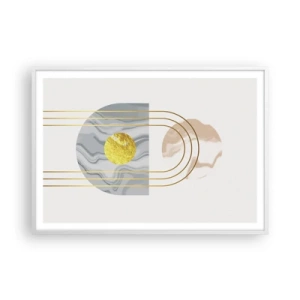 Poster in einem weißen Rahmen - Helligkeit und Brillanz - 100x70 cm